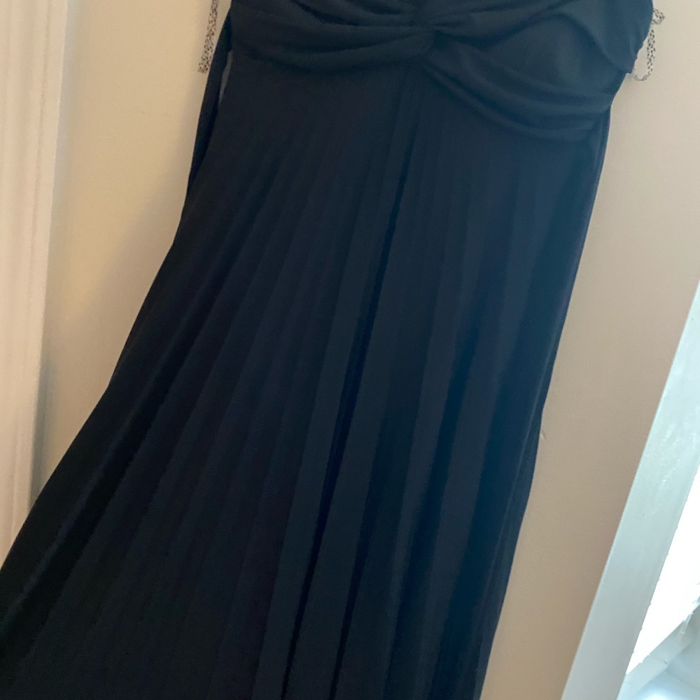 NWT BLACK STRAPLESS DRESS - Picture 2 of 7